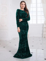 Mila Label Zaina Gown - Emerald Green