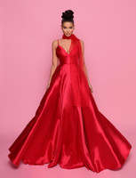 Nicoletta NP157 Gown - Red