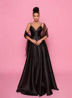 Nicoletta NP157 Gown - Black