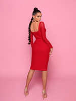 Nicoletta NP167 Dress - Red