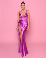 Nicoletta NP166 Gown - Magenta