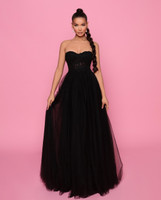 Nicoletta NP147 Gown - Black