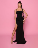 Nicoletta NP164 Gown - Black