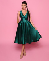 Nicoletta NP150 Dress - Emerald Green