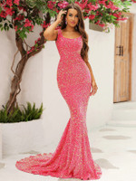 Mila Label Lola Gown - Iridescent Pink