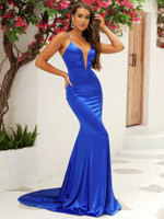 Mila Label Saskia Gown - Royal Blue