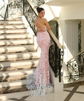 Nicoletta NC1071 Gown - Pink/Ivory