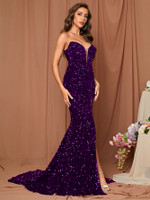 Mila Label Kassandra Gown - Purple
