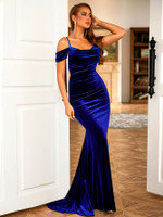 Mila Label Kaley Gown - Royal Blue