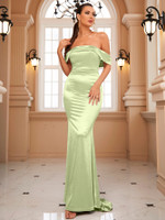 Mila Label Dawn Gown - Light Green