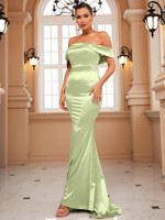 Mila Label Dawn Gown - Light Green