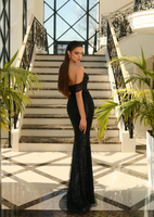 Nicoletta NC1024 Gown - Black