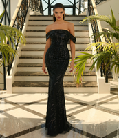 Nicoletta NC1024 Gown - Black