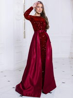 Mila Label Layna Gown - Red