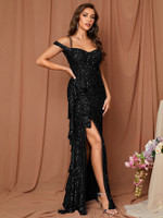 Mila Label Karla Gown - Black