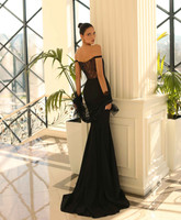 Nicoletta NC1028 Gown - Black