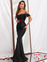 Mila Label Mia Gown - Black