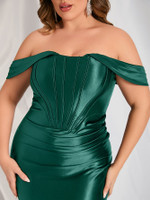 Mila Label Mia Gown - Emerald Green