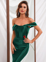 Mila Label Mia Gown - Emerald Green