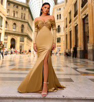 Nicoletta NC1043 Gown - Gold