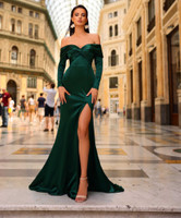 Nicoletta NC1043 Gown - Deep Emerald
