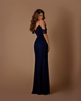 Nicoletta NBM1004 Gown - Navy