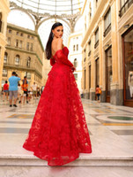 Nicoletta NC1014 Gown - Red