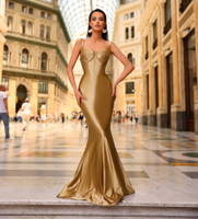 Nicoletta NC1081 Gown - Gold