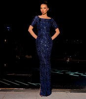 Nicoletta NC2002 Gown - Navy