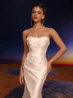 Mila Label Iris Gown - Apricot