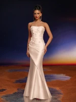 Mila Label Iris Gown - Apricot