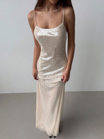 Mila Label Loretta Dress - Apricot Nude