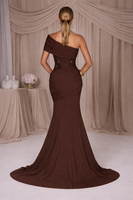 SALE House of Troy Sera Gown - Plum Brown