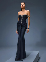 House of Troy Iris Bandage Dress - Black