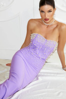 House of Troy Anka Bandage Dress - Lilac