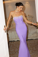 House of Troy Anka Bandage Dress - Lilac
