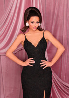 Nicoletta NC3008 Gown - Black