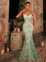 Mila Label Paris Gown - Mint Green