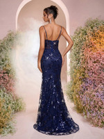 Mila Label Paris Gown - Navy Blue