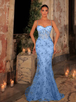 Mila Label Paris Gown - Blue