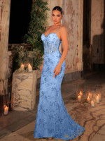 Mila Label Paris Gown - Blue