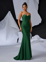 Mila Label Juliana Gown - Emerald Green