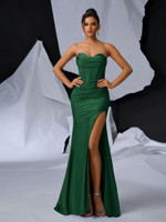Mila Label Juliana Gown - Emerald Green