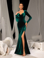 Mila Label Maxine Gown - Deep Green
