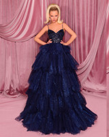 Nicoletta NC3011 Gown - Navy