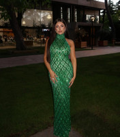 House of Troy Diaz Gown - Emerald Green