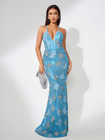 House of Troy Lena Gown - Blue