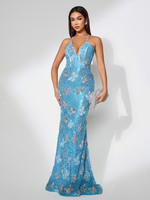 House of Troy Lena Gown - Blue