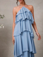 Mila Label Jazz Gown - Sky Blue