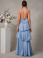Mila Label Jazz Gown - Sky Blue